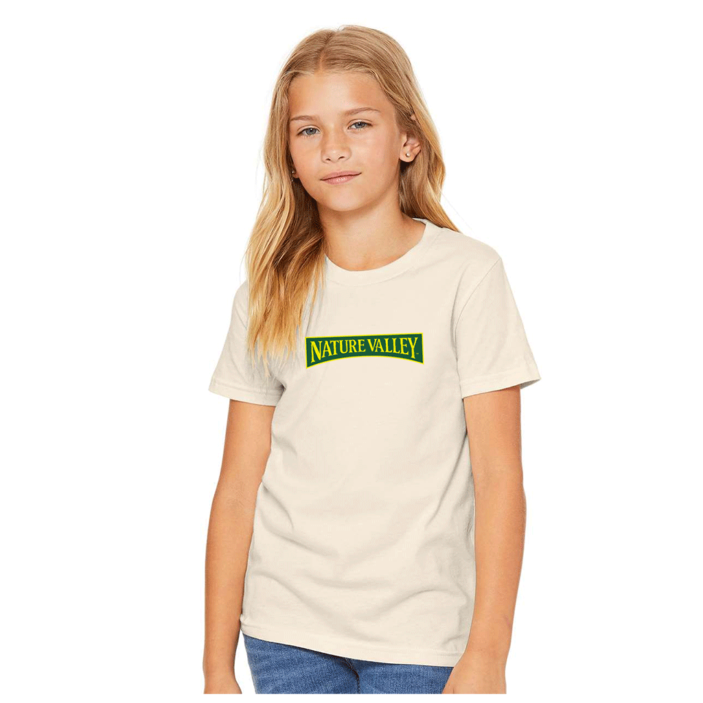 Bella + Canvas Youth Natural Jersey Short-Sleeve T-Shirt