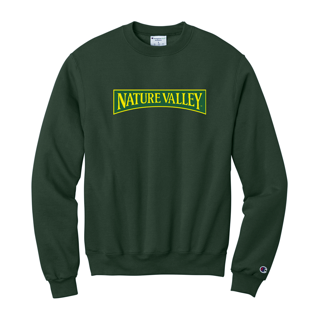 Champion Unisex Dark Green Powerblend Crewneck Sweatshirt