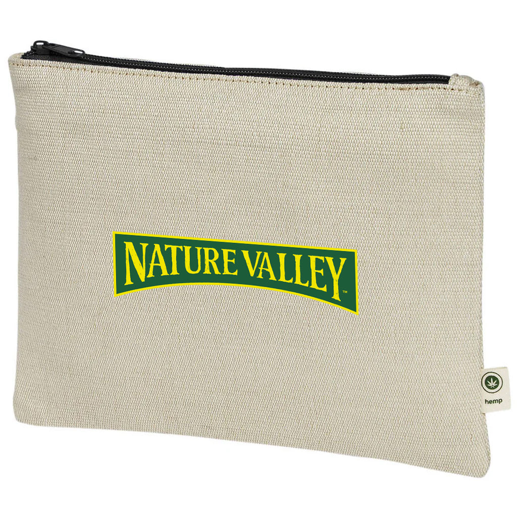Econscious Natural/Black Hemp Pouch
