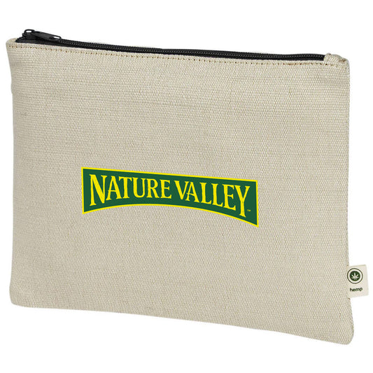 Econscious Natural/Black Hemp Pouch