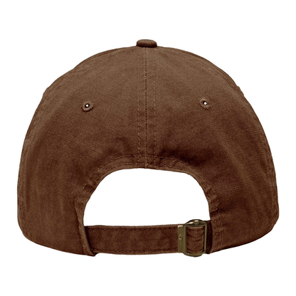 Sportsman Unisex Chino Dark Brown Dad Hat Fit
